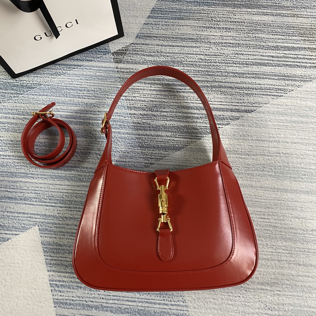 Gucci Jackie 1961 Small Shoulder Bag 636709 Red